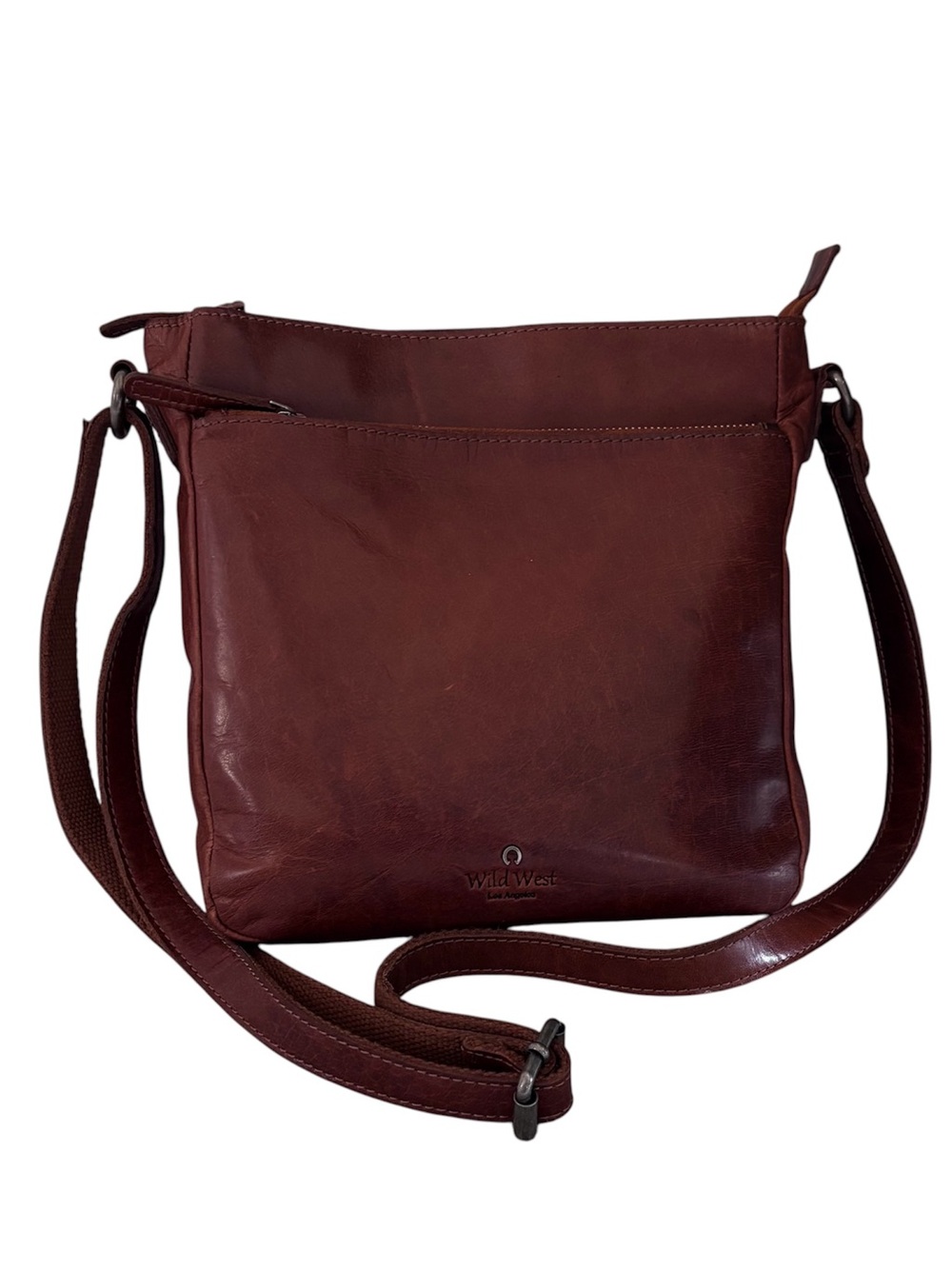 Wild West Los Angeles | Brown Leather Crossbody Bag